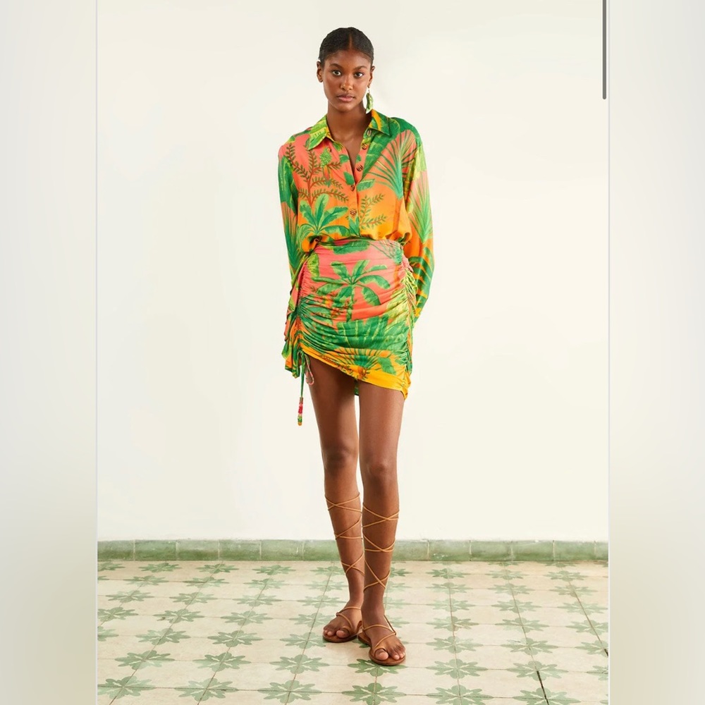 Farm Rio Sunrise Scenario Lenzing™ Ecovero™ Viscose Shirt